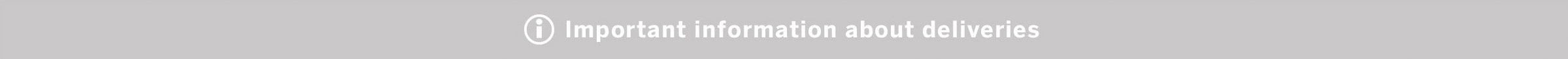 Delivery Information Delivery Information