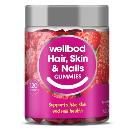 Well Bod Gummies Hair/Skin/Nails 120 Gummies