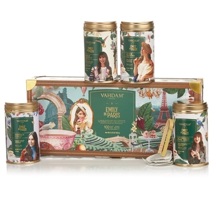 Vahdam x Emily In Paris Limited Edition Tea Bag Gift Set 100-Pack