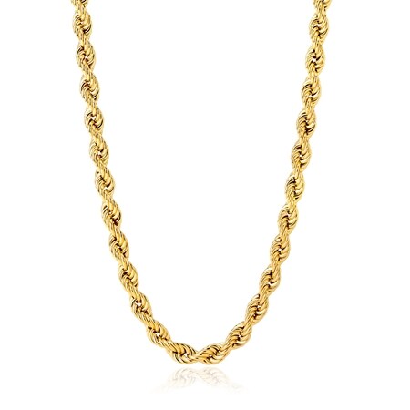 TVSN - 9ct Yellow Gold Italian Rope Chain 70cm