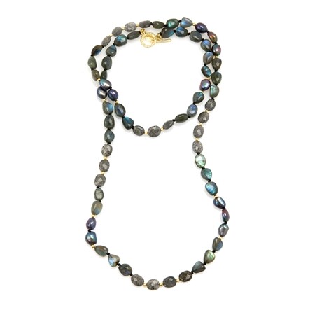 TVSN - Hilary Joy Couture 244ct Multi Gemstone Beaded Necklace 93cm