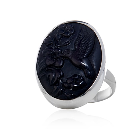 Amy Kahn Russell Blackbird Ring Sterling Silver