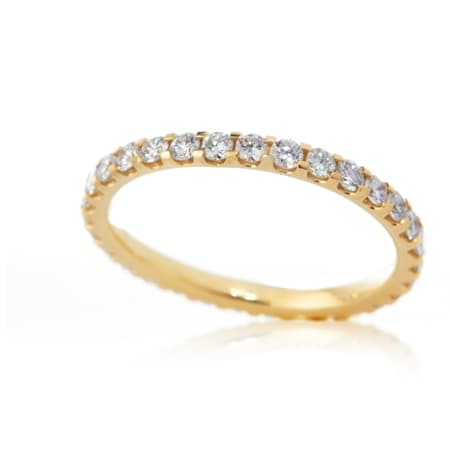 1.00ct F Colour Natural Diamond Eternity Band Ring 18ct YG
