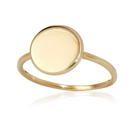 9ct Gold Italian Circle Ring