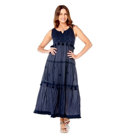 Lula Soul Cleo Tiered Maxi Dress