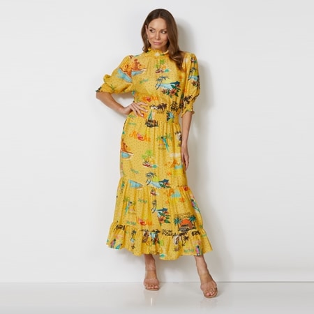 Rubyyaya Ohana Midi Dress